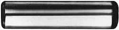 Made in USA - 5mm Diam x 50mm Pin Length Alloy Steel Standard Dowel Pin - Bright Finish, C 47-58 & C 60 (Surface) Hardness, 1 Beveled & 1 Rounded End - Top Tool & Supply