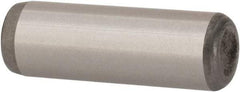 Unbrako - 1/4" Diam x 3/4" Pin Length Grade 8 Alloy Steel Oversized Dowel Pin - C 60 (Surface) & C 50-58 Hardness, 7,370 Lb Breaking Strength, 1 Beveled & 1 Rounded End - Top Tool & Supply