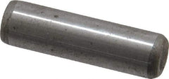 Unbrako - 1/4" Diam x 7/8" Pin Length Grade 8 Alloy Steel Oversized Dowel Pin - C 60 (Surface) & C 50-58 Hardness, 7,370 Lb Breaking Strength, 1 Beveled & 1 Rounded End - Top Tool & Supply