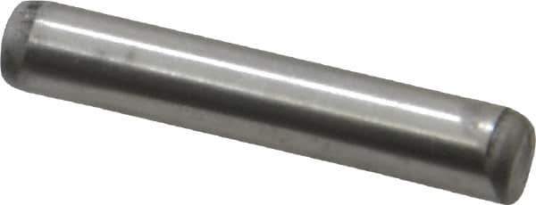 Unbrako - 5/16" Diam x 1-3/4" Pin Length Grade 8 Alloy Steel Oversized Dowel Pin - C 60 (Surface) & C 50-58 Hardness, 11,500 Lb Breaking Strength, 1 Beveled & 1 Rounded End - Top Tool & Supply