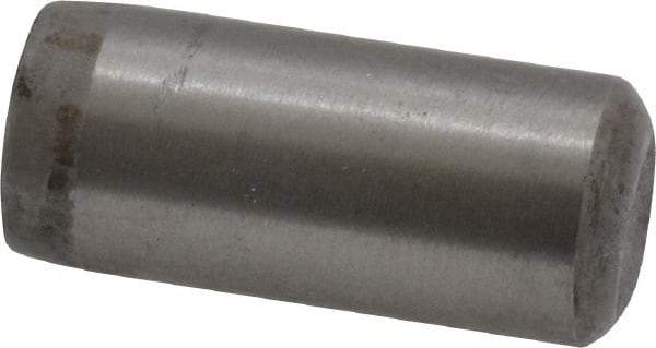 Unbrako - 7/16" Diam x 1" Pin Length Grade 8 Alloy Steel Oversized Dowel Pin - C 60 (Surface) & C 50-58 Hardness, 22,540 Lb Breaking Strength, 1 Beveled & 1 Rounded End - Top Tool & Supply