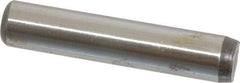 Unbrako - 1/2" Diam x 2-1/2" Pin Length Grade 8 Alloy Steel Oversized Dowel Pin - C 60 (Surface) & C 50-58 Hardness, 29,460 Lb Breaking Strength, 1 Beveled & 1 Rounded End - Top Tool & Supply