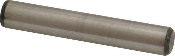 Unbrako - 1/2" Diam x 3" Pin Length Grade 8 Alloy Steel Oversized Dowel Pin - C 60 (Surface) & C 50-58 Hardness, 29,460 Lb Breaking Strength, 1 Beveled & 1 Rounded End - Top Tool & Supply