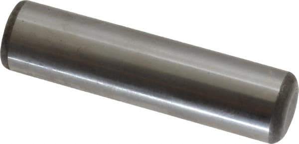 Unbrako - 5/8" Diam x 2-1/2" Pin Length Grade 8 Alloy Steel Oversized Dowel Pin - C 60 (Surface) & C 50-58 Hardness, 46,020 Lb Breaking Strength, 1 Beveled & 1 Rounded End - Top Tool & Supply