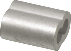 Value Collection - 5/32" Oval Compression Sleeve - Aluminum - Top Tool & Supply