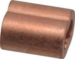 Value Collection - 1/8" Oval Compression Sleeve - Copper - Top Tool & Supply