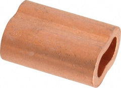 Value Collection - 1/4" Oval Compression Sleeve - Copper - Top Tool & Supply