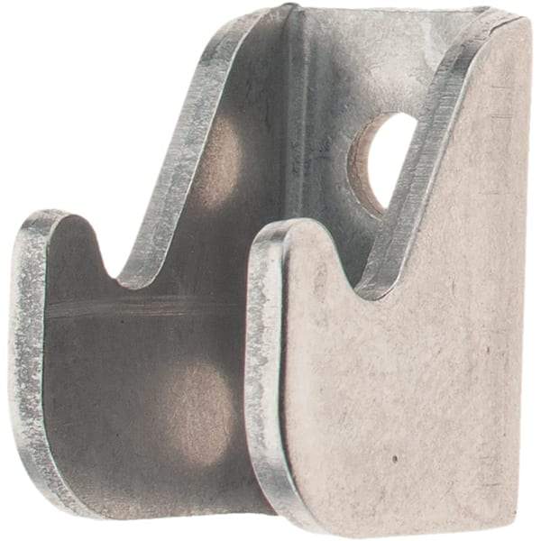 De-Sta-Co - 360 Lb Capacity, 0.17" Mounting Hole, Stainless Steel Clamp Latch Plate & Hook Assembly - 0.79" Base Length x 0.52" Base Width - Top Tool & Supply