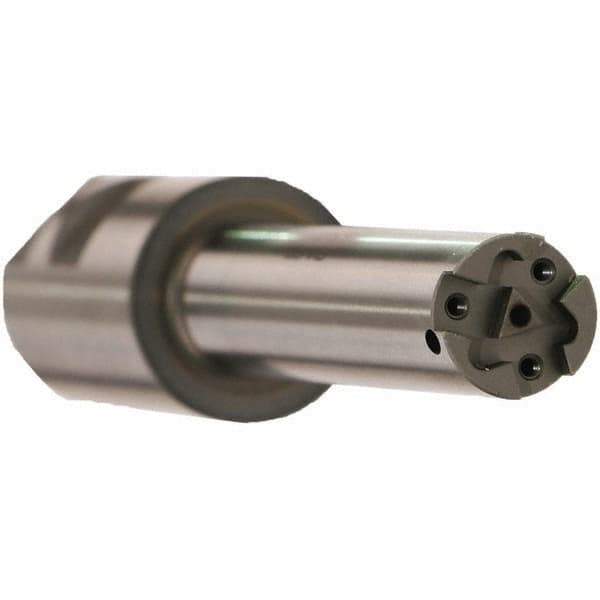 Emuge - 90mm Max Hole Depth, 32mm Shank Diam, Internal Indexable Thread Mill - 3 Inserts, 152mm OAL - Top Tool & Supply