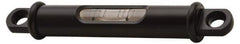 Geier & Bluhm, Inc. - 3-3/4 Inch Long, Horizontal, Brass Tubular and Pocket Level - 0.1 Inch Sensitivity, 5/8 Inch High/Diameter, Black Lacquer, 1 Vial - Top Tool & Supply