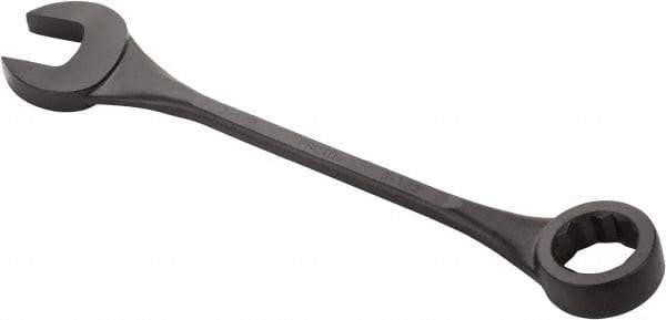 Proto - 3-1/2" 12 Point Offset Combination Wrench - 15° Offset Angle, 37" OAL, Steel, Black Finish - Top Tool & Supply