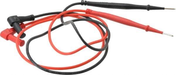 Ideal - Black/Red Electrical Test Equipment Leads - Use with Vol-Con Elite Voltage & Continuity Testers - Top Tool & Supply