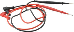 Ideal - Black/Red Electrical Test Equipment Leads - Use with Vol-Con Elite Voltage & Continuity Testers - Top Tool & Supply