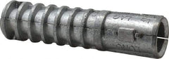 Powers Fasteners - 3/4" Diam, 3/4" Drill, Lag Shield Concrete Anchor - Zamac Alloy, Zinc-Plated Finish, Flat Head - Top Tool & Supply