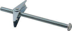 Powers Fasteners - 3/8" Screw, 3/8" Diam, 6" Long, Toggle Bolt Drywall & Hollow Wall Anchor - 7/8" Drill, Zinc Plated, Steel, Grade Zamac 7, Use in Drywall & Wallboard - Top Tool & Supply