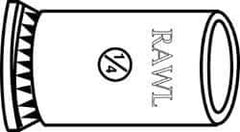 Powers Fasteners - 1-1/4" Diam, 1-1/4" Drill, 2" Min Embedment Caulk-In Concrete Anchor - Lead Alloy (Caulking Sleeve)/Zamac Alloy (Cone), Flat Head - Top Tool & Supply