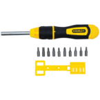 STANLEY® 11 Piece Multi-Bit Ratcheting Screwdriver Set - Top Tool & Supply