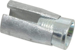 Powers Fasteners - 1/4" Diam, 3/8" Drill, 7/8" OAL, 2-1/2" Min Embedment Drop-In Concrete Anchor - Steel (Cone)/Zamac Alloy (Body), Zinc-Plated Finish - Top Tool & Supply