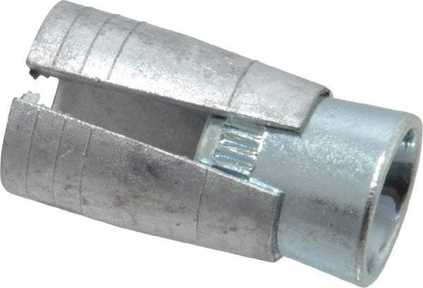 Powers Fasteners - 3/8" Diam, 5/8" Drill, 1-5/16" OAL, 3/4" Min Embedment Drop-In Concrete Anchor - Steel (Cone)/Zamac Alloy (Body), Zinc-Plated Finish - Top Tool & Supply