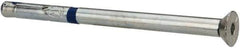 Powers Fasteners - 3/8" Diam, 3/8" Drill, 6" OAL, 1-3/4" Min Embedment Sleeve Concrete Anchor - Grade 5 Steel, Zinc-Plated Finish, Flat Head, Hex Drive - Top Tool & Supply