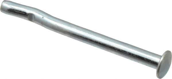 Powers Fasteners - 1/4" Diam, 1/4" Drill, 3" OAL, 1-1/4" Min Embedment Split-Drive Concrete Anchor - Grade 8.2 Steel, Zinc-Plated Finish, Mushroom Head - Top Tool & Supply