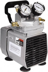 Gast - Diaphragm-Type Vacuum Pumps Horsepower: 1/8 Cubic Feet per Minute: 1.60 - Top Tool & Supply