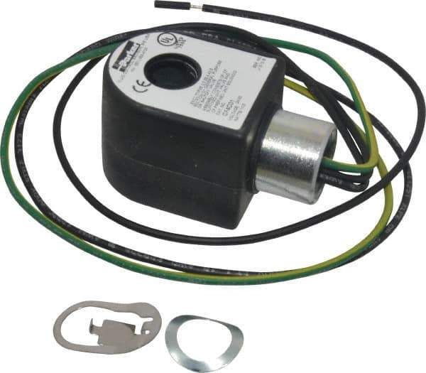 Parker - 24 Volt, 18 Coil Lead Length, Class F, Solenoid Coil - 11.0 Watt, NEMA 4X Enclosure, Use with Parker Skinner Gold Ring Series Valves - Top Tool & Supply