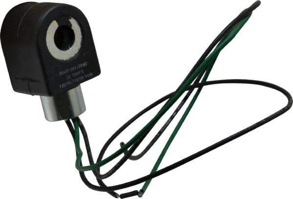 Parker - 120 Volt, 18 Coil Lead Length, Class F, Solenoid Coil - 11.0 Watt, NEMA 4X Enclosure, Use with Parker Skinner Gold Ring Series Valves - Top Tool & Supply