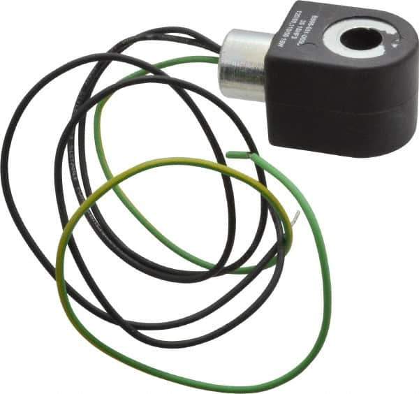 Parker - 120 Volt, 18 Coil Lead Length, Class F, Solenoid Coil - 16.0 Watt, NEMA 4X Enclosure, Use with Parker Skinner Gold Ring Series Valves - Top Tool & Supply