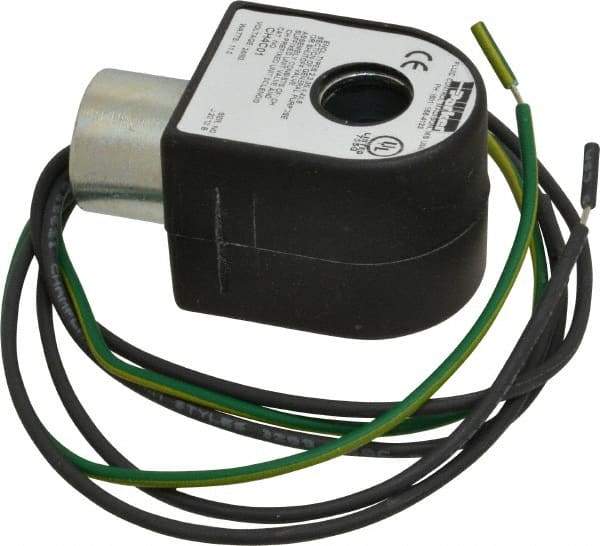 Parker - 24 Volt, 18 Coil Lead Length, Class H, Solenoid Coil - 11.0 Watt, NEMA 4X Enclosure, Use with Parker Skinner Gold Ring Series Valves - Top Tool & Supply