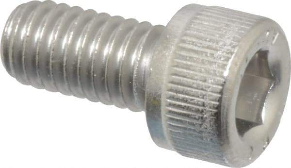 Value Collection - M6x1.00 Metric Coarse Hex Socket Drive, Socket Cap Screw - Grade 18-8 & Austenitic A2 Stainless Steel, Fully Threaded, 12mm Length Under Head - Top Tool & Supply