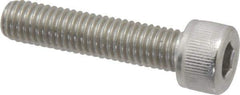 Value Collection - M8x1.25 Metric Coarse Hex Socket Drive, Socket Cap Screw - Grade 18-8 & Austenitic A2 Stainless Steel, Fully Threaded, 35mm Length Under Head - Top Tool & Supply