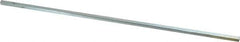 Made in USA - 12" Long x 3/16" High x 3/16" Wide, Zinc-Plated Undersized Key Stock - C1018 Steel - Top Tool & Supply