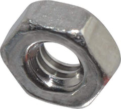 Value Collection - M2x4.00 Stainless Steel Right Hand Hex Nut - 4mm Across Flats, 1.6mm High, Uncoated - Top Tool & Supply