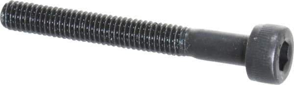 Value Collection - M3x0.50 Metric Coarse Hex Socket Drive, Socket Cap Screw - Grade 12.9 Alloy Steel, Black Oxide Finish, Partially Threaded, 25mm Length Under Head - Top Tool & Supply