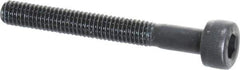 Value Collection - M3x0.50 Metric Coarse Hex Socket Drive, Socket Cap Screw - Grade 12.9 Alloy Steel, Black Oxide Finish, Partially Threaded, 25mm Length Under Head - Top Tool & Supply