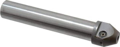 Kennametal - 4mm ID x 16mm OD Boring & Grooving Bar Holder - 4" OAL, 0.76" Head Diam, Through Coolant, Series A-SERIES - Exact Industrial Supply