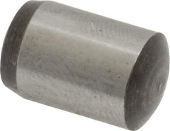 Value Collection - 10mm Diam x 16mm Pin Length Grade 8 Alloy Steel Precision Dowel Pin - Bright Finish, 1 Rounded End - Top Tool & Supply