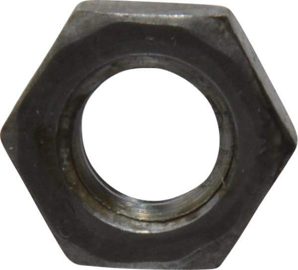 Value Collection - M8x1.25 Steel Right Hand Hex Jam Nut - 13mm Across Flats, 4mm High, Uncoated - Top Tool & Supply