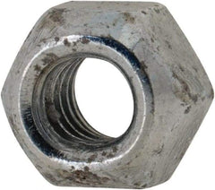 Value Collection - M4x0.70 Metric Coarse Grade 8 Hex Lock Nut with Distorted Thread - 3.7mm High, Zinc-Plated Finish - Top Tool & Supply