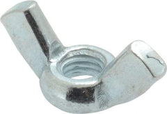 Value Collection - M6x1.00, Zinc Plated, Iron Standard Wing Nut - 2.7mm Wing Span, 15mm Wing Span - Top Tool & Supply