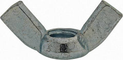 Value Collection - M8x1.25, Zinc Plated, Iron Standard Wing Nut - 3.6mm Wing Span, 18mm Wing Span - Top Tool & Supply