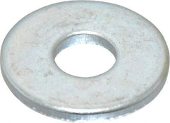 Value Collection - M8 Screw, Steel Fender Flat Washer - 8.4mm ID x 24mm OD, 2mm Thick, Zinc-Plated Finish - Top Tool & Supply