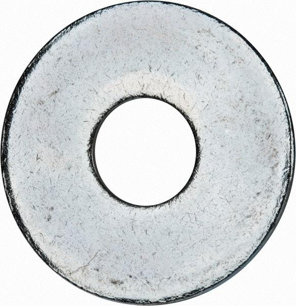 Value Collection - M16 Screw, Steel Fender Flat Washer - 17mm ID x 50mm OD, 3mm Thick, Zinc-Plated Finish - Top Tool & Supply