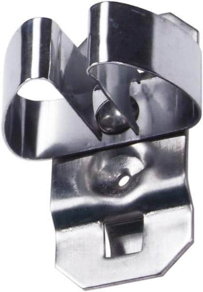 Triton - Spring Clip Standard Pegboard Hook - 2-3/4" Projection, Stainless Steel - Top Tool & Supply