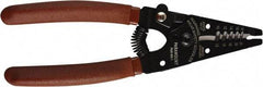 Paramount - 18 to 10 AWG Capacity Wire Stripper - 6" OAL, Plastic Dipped Handle - Top Tool & Supply