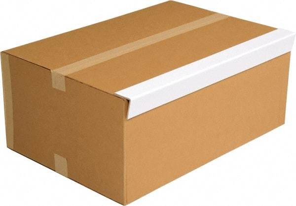 Vestil - 36" Long x 3" Wide x 3" High x 1/16" Thick Edge - White, Cardboard Box, 50 Piece - Top Tool & Supply