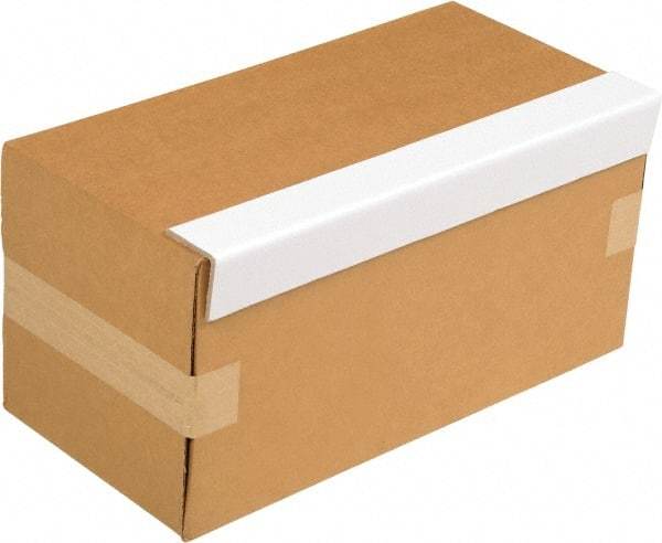 Vestil - 24" Long x 3" Wide x 3" High x 1/16" Thick Edge - White, Cardboard Box, 50 Piece - Top Tool & Supply