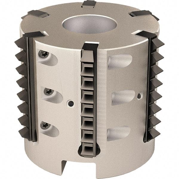 Vargus - 2.084" Cut Diam, 7.874" Max Depth of Cut, 3/4" Arbor Hole Diam, Internal/External Indexable Thread Mill - Insert Style 41B, 5 Inserts, Toolholder Style RTMC-D, 2" OAL - Top Tool & Supply