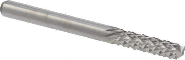 M.A. Ford - 1/8" Diam, 1/2" LOC, End Mill End, Solid Carbide Diamond Pattern Router Bit - 1-1/2" OAL, 1/8" Shank Diam - Top Tool & Supply